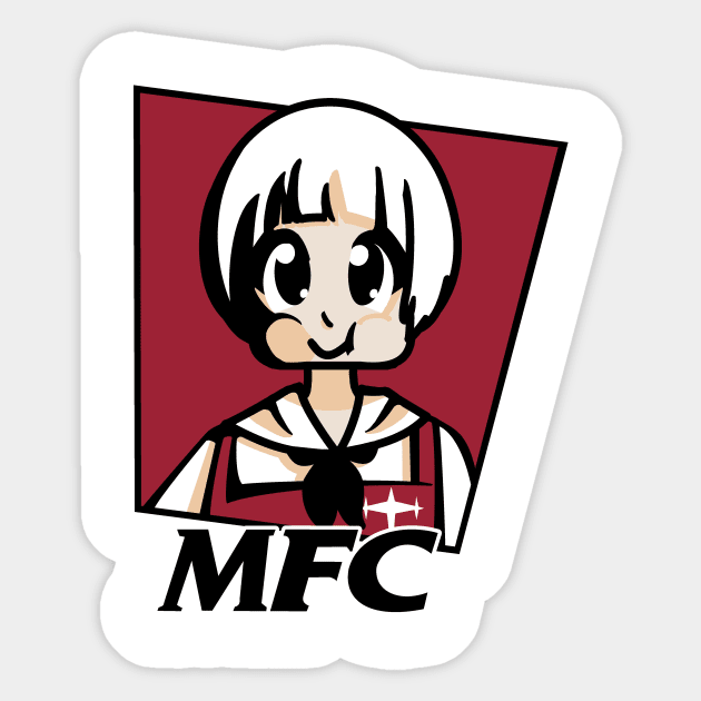 Mankanshoku Fried Croquettes (Modern) Sticker by merimeaux